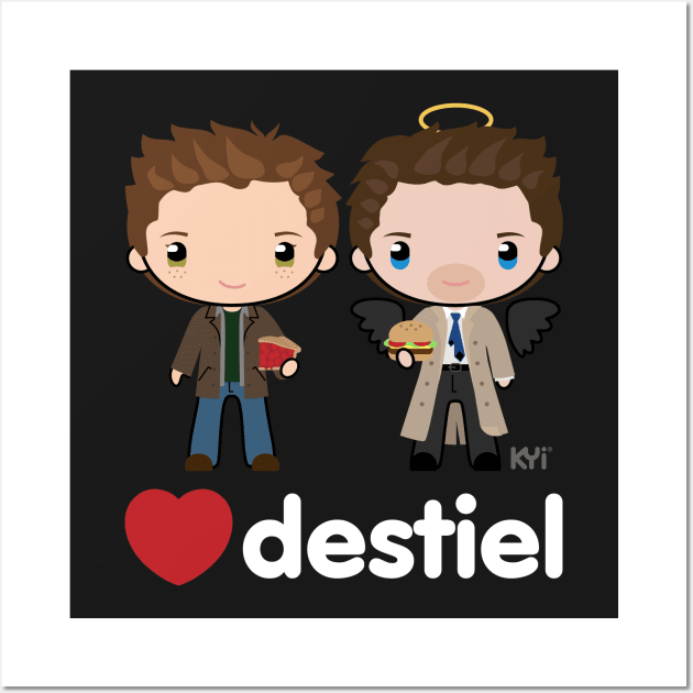 Love Destiel - Supernatural Wall Art by KYi